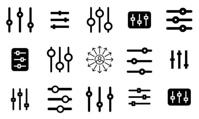 give meeting-goers many options: an illustration displaying fifteen different control icons